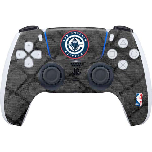 NBA Los Angeles Clippers Black Rust PS5 Controller Skin